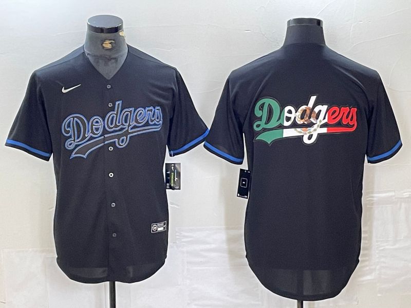 Men 2025 Los Angeles Dodgers Blank Black Shadows Nike MLB Jersey style 62342->los angeles dodgers->MLB Jersey